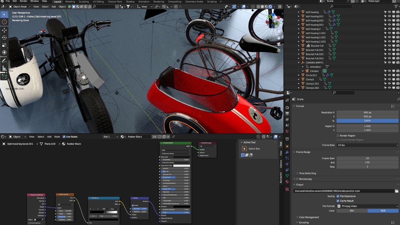 Scandinavian SideBike - Configurator